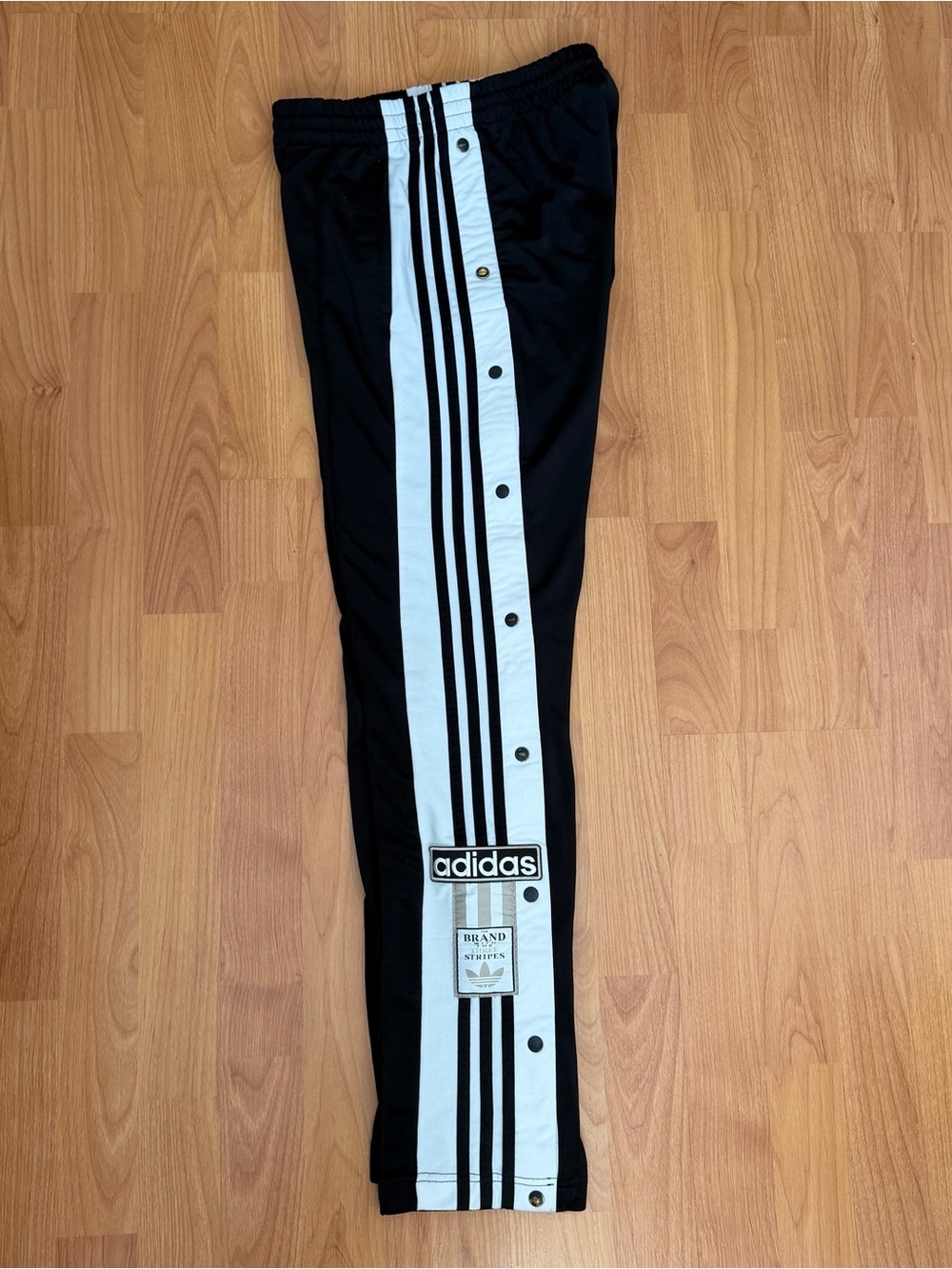 Adidas Vintage Y2K Techno Rave Tear Away Snap Off Track Pants Men’s XS